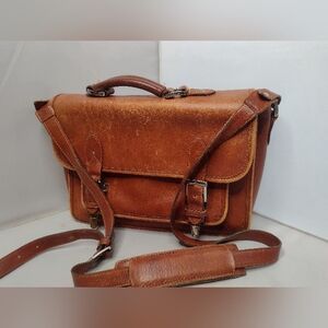ONA The Brooklyn Camera Messenger Bag Chestnut Leather Crossbody Shoulder Bag